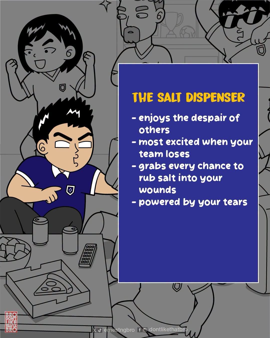 Image from: There is one in every friend group. Which World Cup fan are you?
