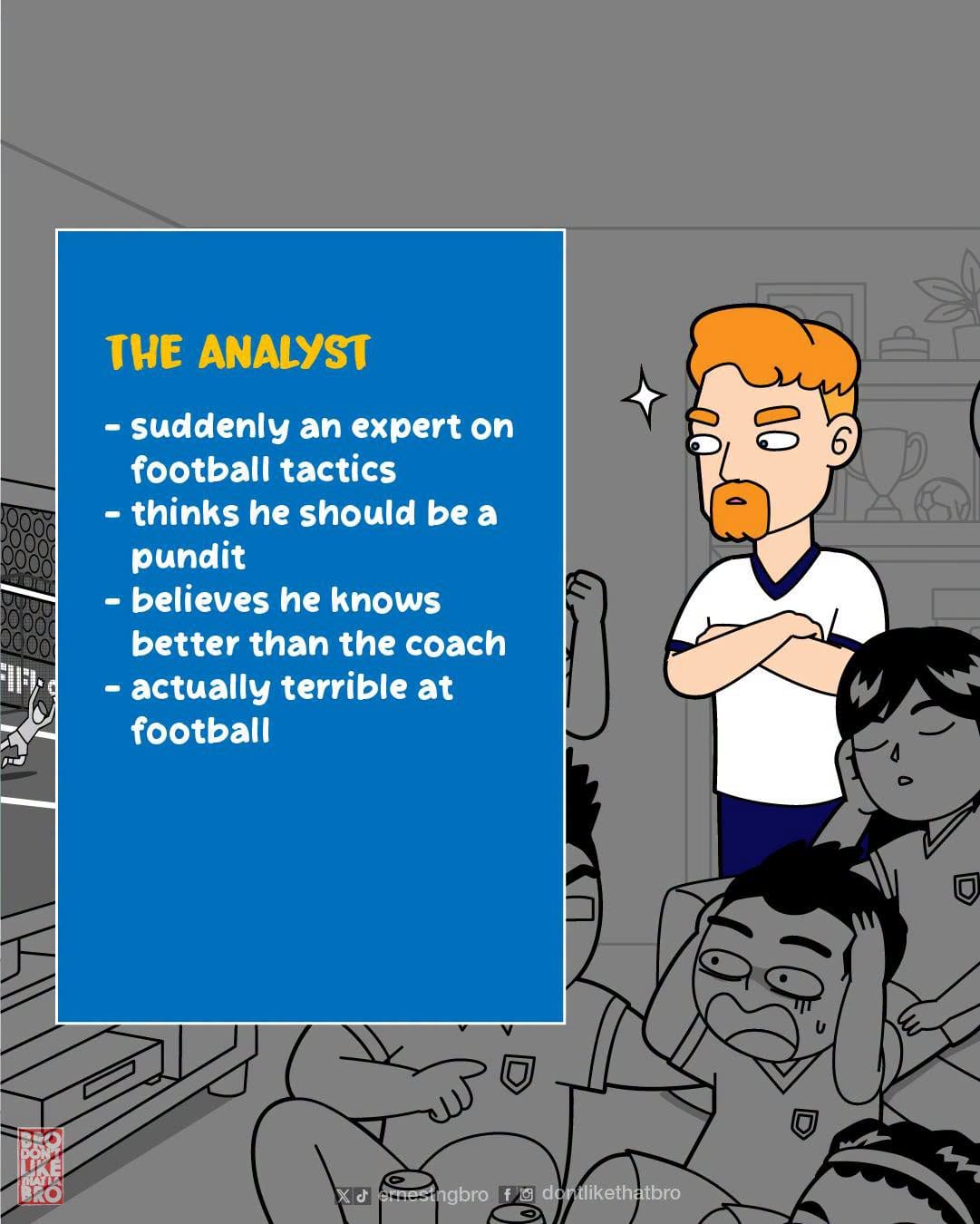 Image from: There is one in every friend group. Which World Cup fan are you?