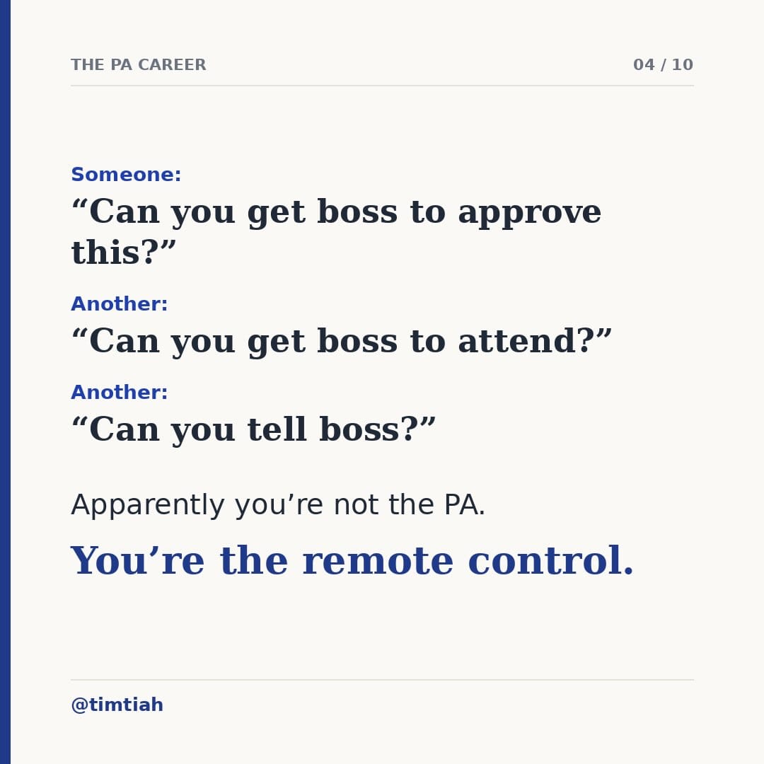 Image from: What your career looks like as a PA in Malaysia
