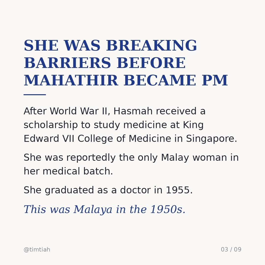 Image from: The Tun Dr Hasmah Most Malaysians Never Knew