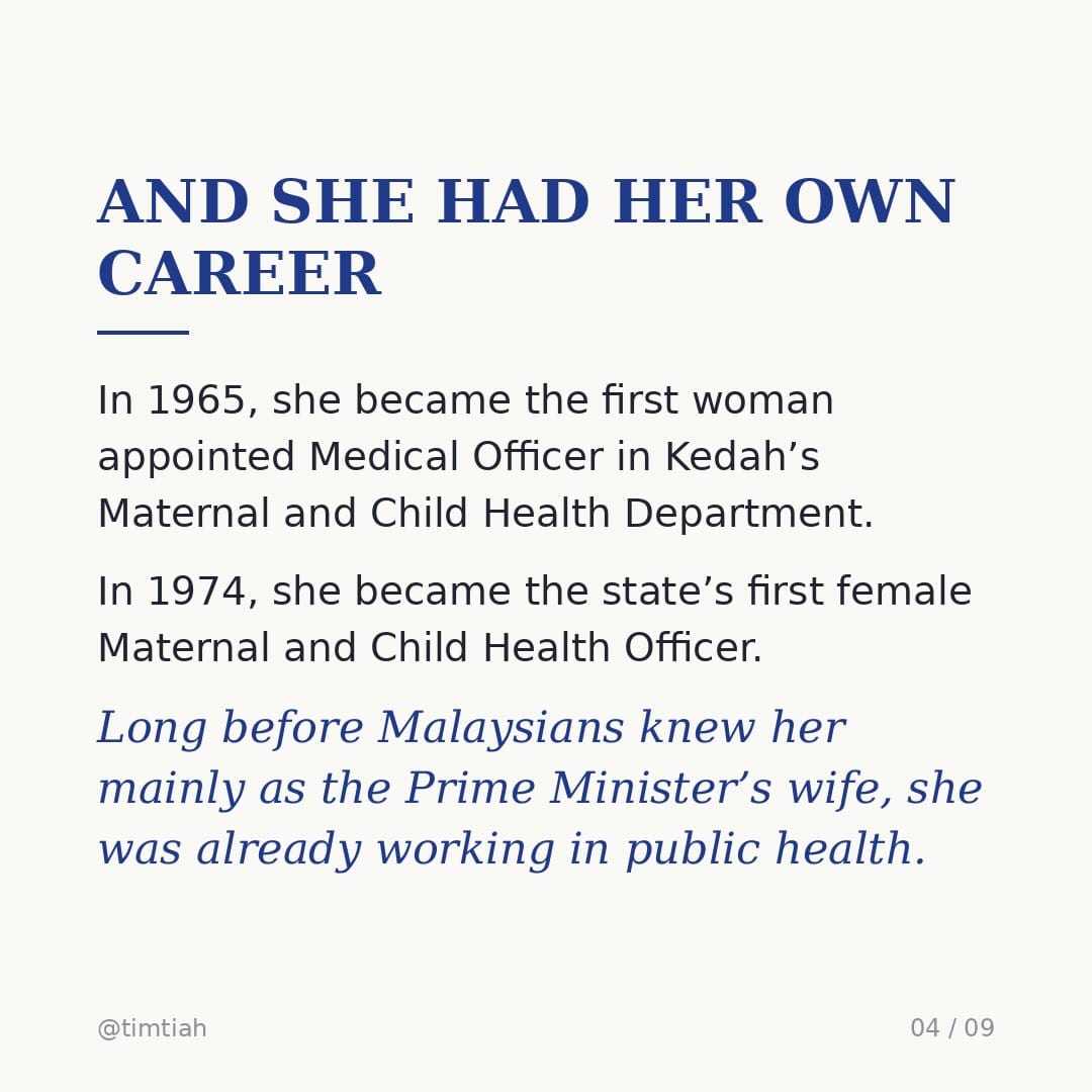 Image from: The Tun Dr Hasmah Most Malaysians Never Knew