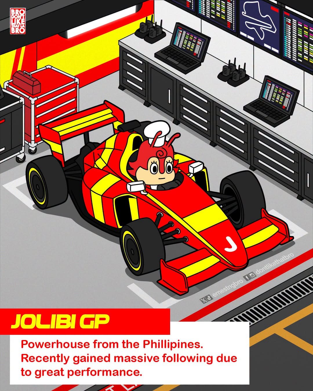 Image from: It's RACE WEEK! Getting hyped for this weekend! Which Fast Food racing team are you?