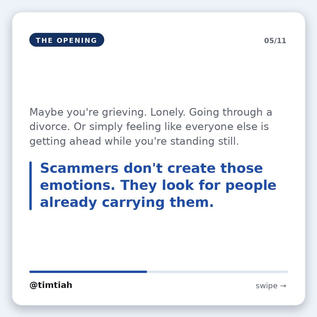 Image from: Why we sometimes don't stand a chance against investment scams 