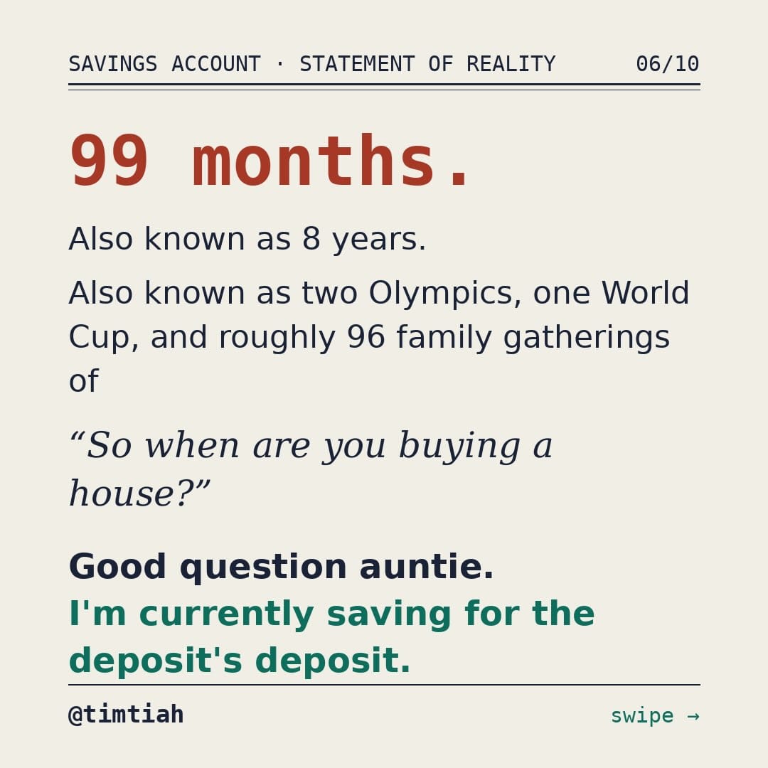 Image from: Why did our parents make saving look so easy ?