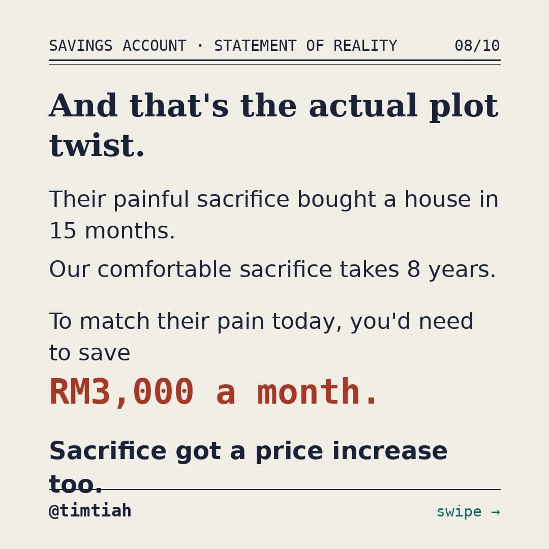 Image from: Why did our parents make saving look so easy ?