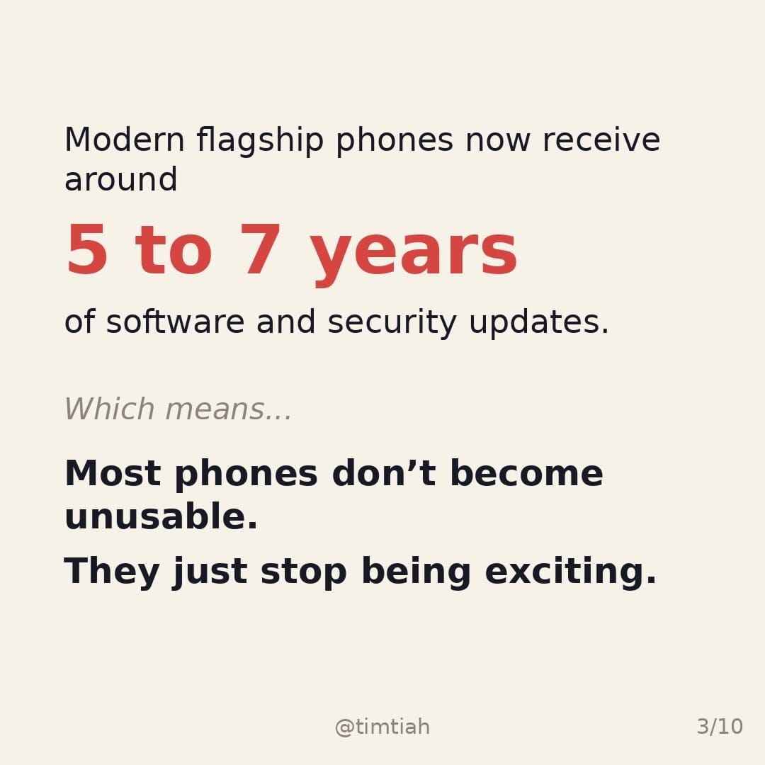 Image from: How much do you save if you use your phone as long as your mum does ?