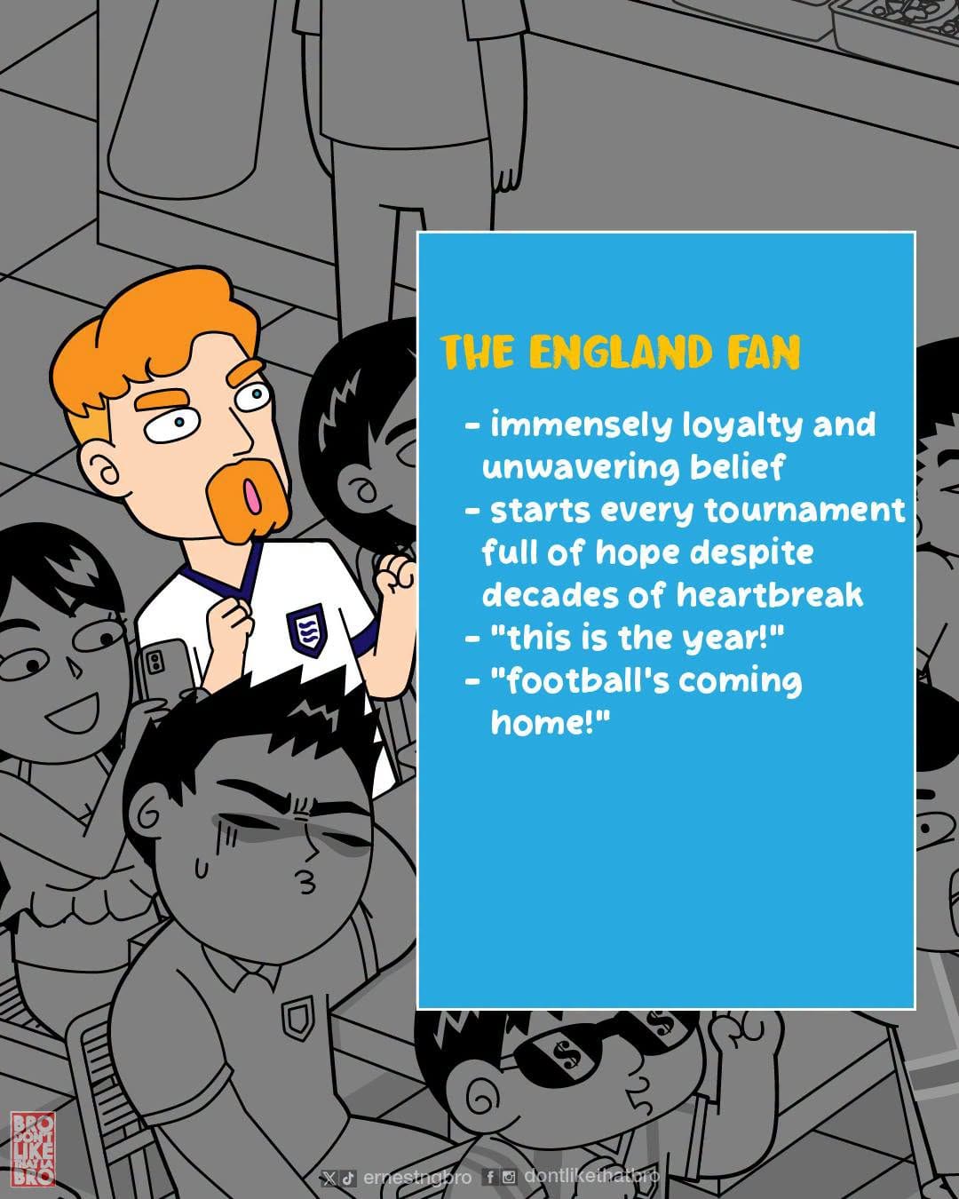 Image from: After some feedback, here are 8 MORE TYPES of World Cup fans!