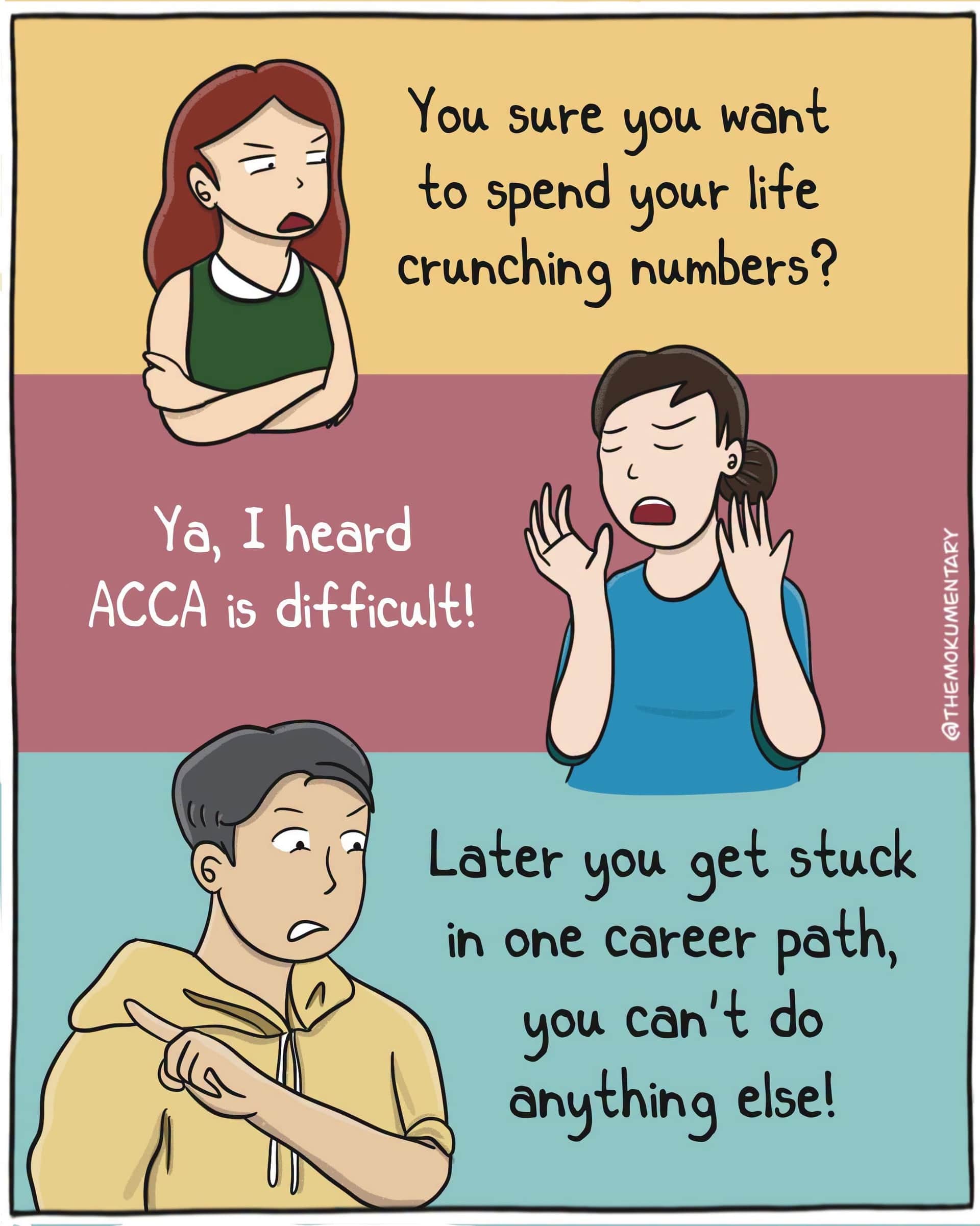 Image from: Everyone had something to say about your future. Then Ah Boy said ACCA. π