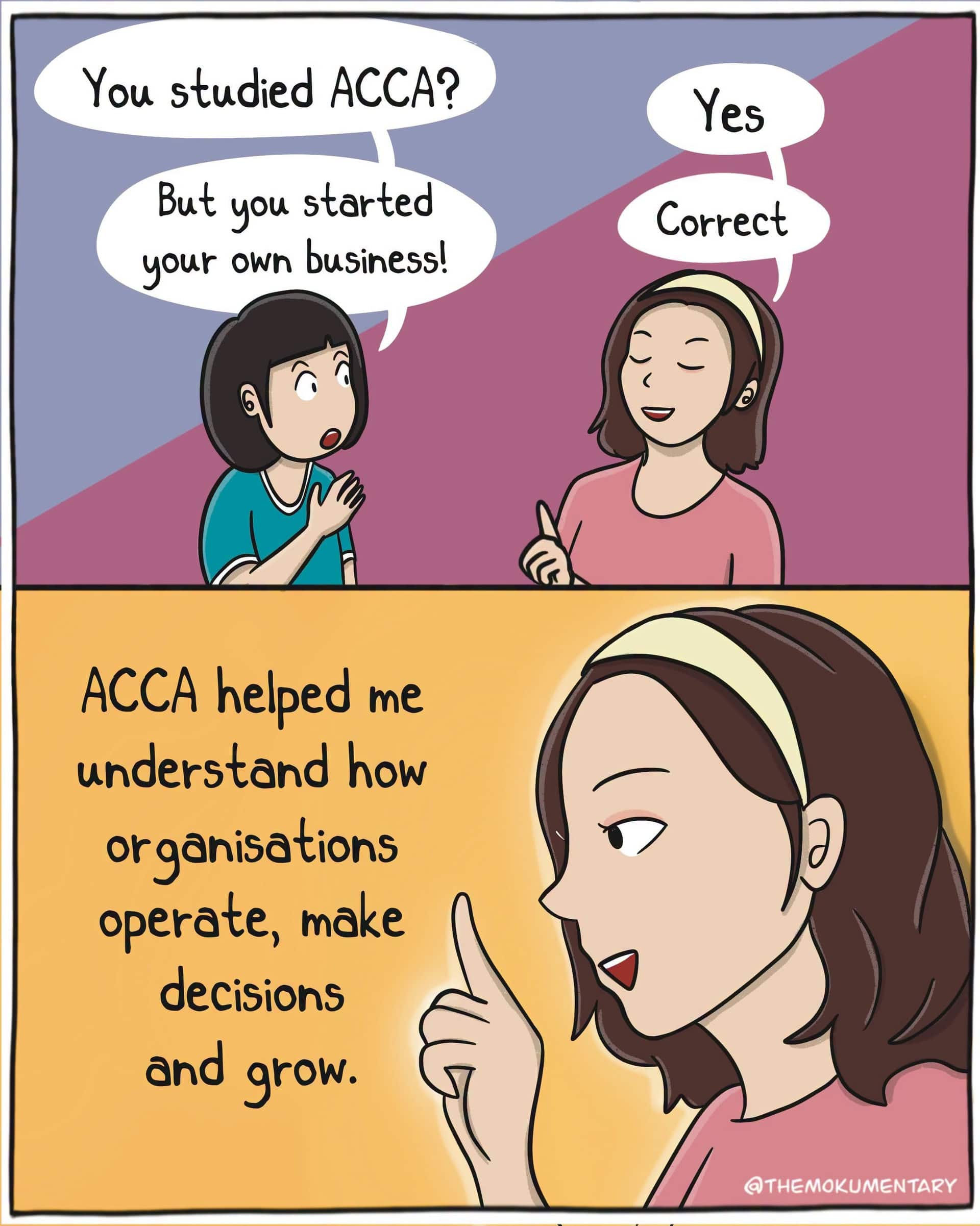 Image from: Everyone had something to say about your future. Then Ah Boy said ACCA. π