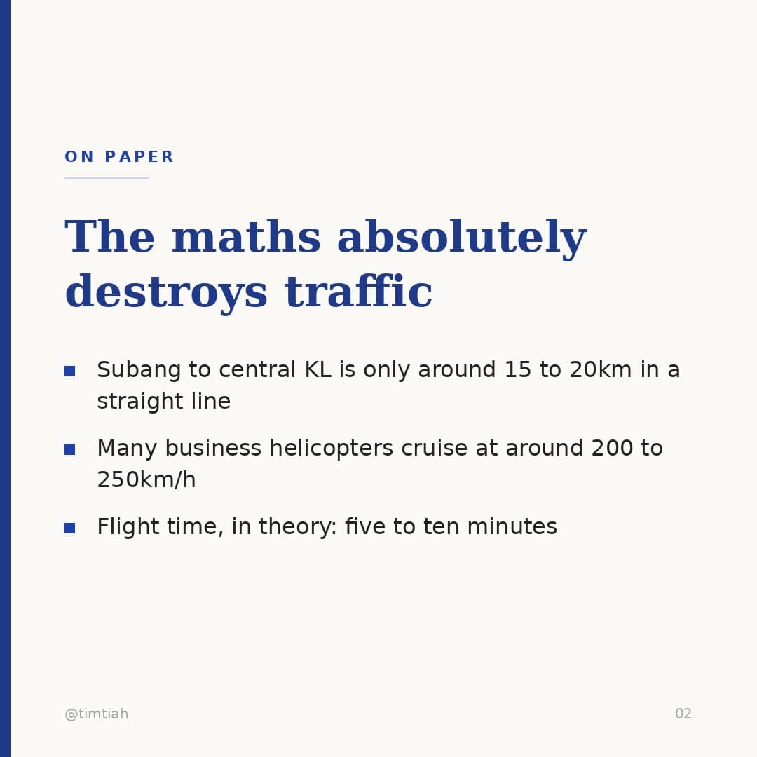 Image from: A helicopter could cross KL in under 10 minutes