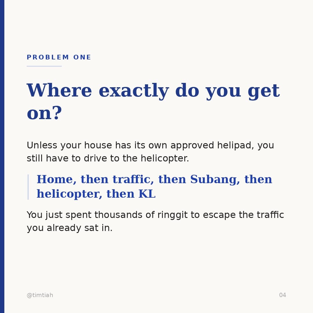 Image from: A helicopter could cross KL in under 10 minutes