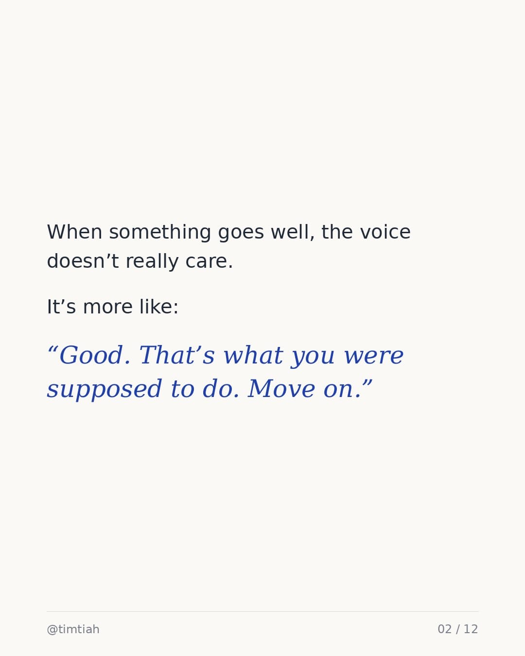 Image from: I have this inner voice that’s always putting me down.