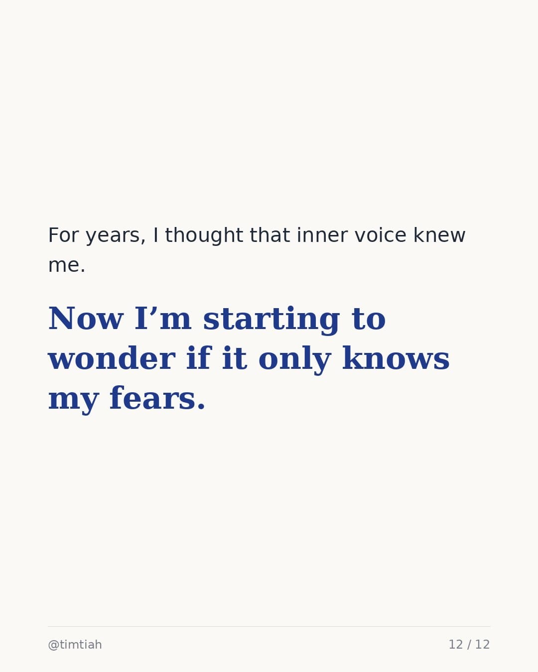 Image from: I have this inner voice that’s always putting me down.
