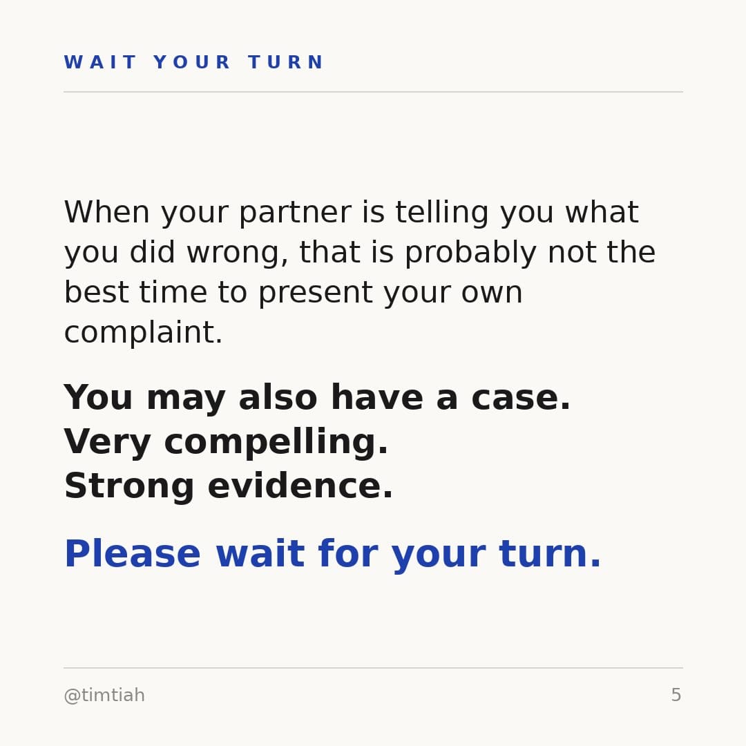 Image from: Great at arguing but terrible at marriage