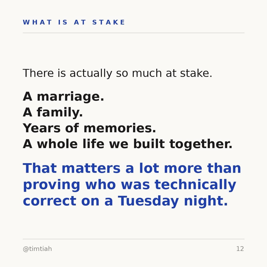 Image from: Great at arguing but terrible at marriage
