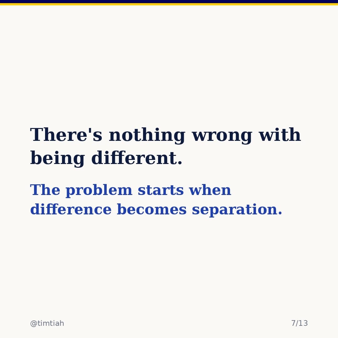 Image from: We’re not too different, we just grow up in separate worlds.