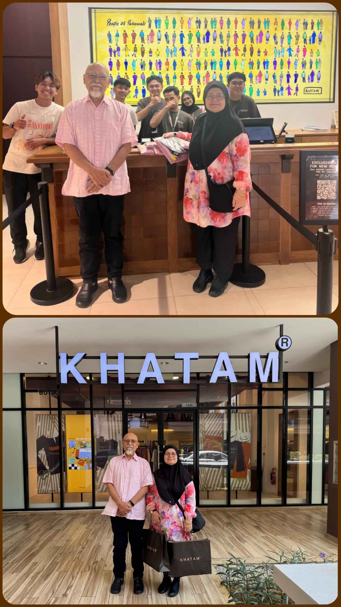 Image from: KHATAM boutique @IOI Conezion Putrajaya highly regarded for its comfortable, high-quality traditional attire