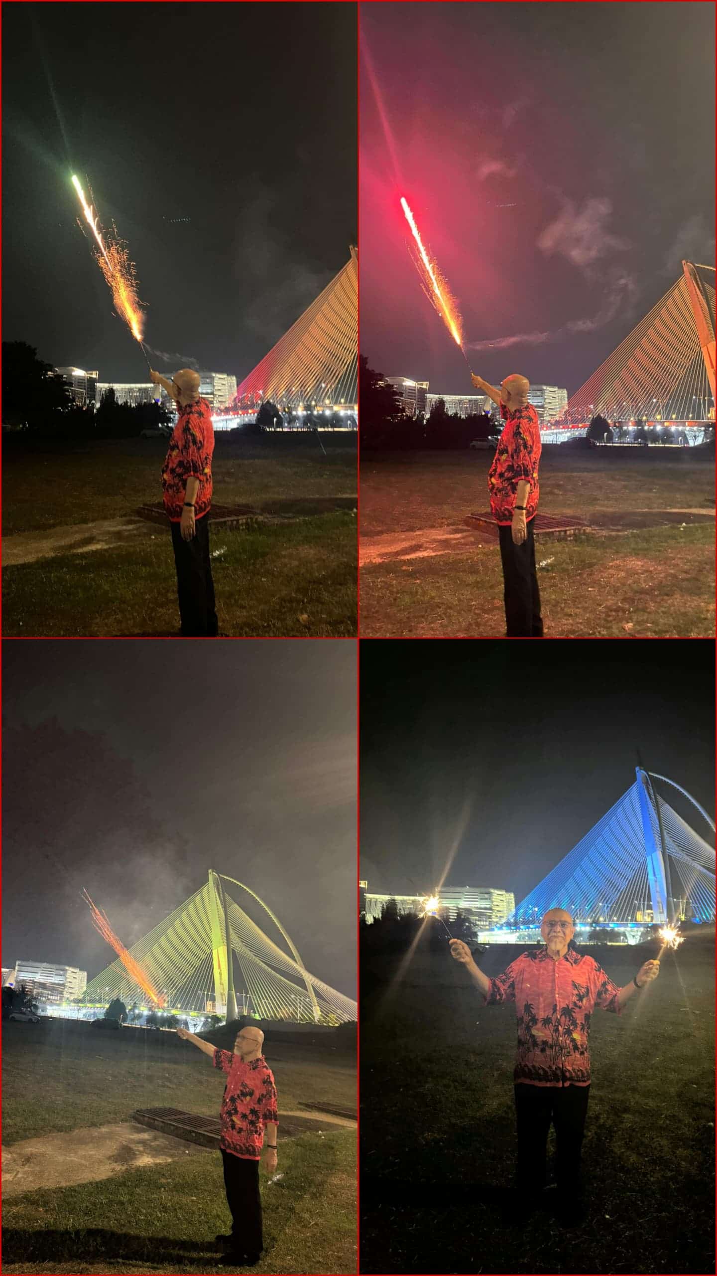 Image from: #RAYA2026 | Enjoy Eid al-Fitr festivals by having fireworks displays with family and grandchildren at safe, public venues