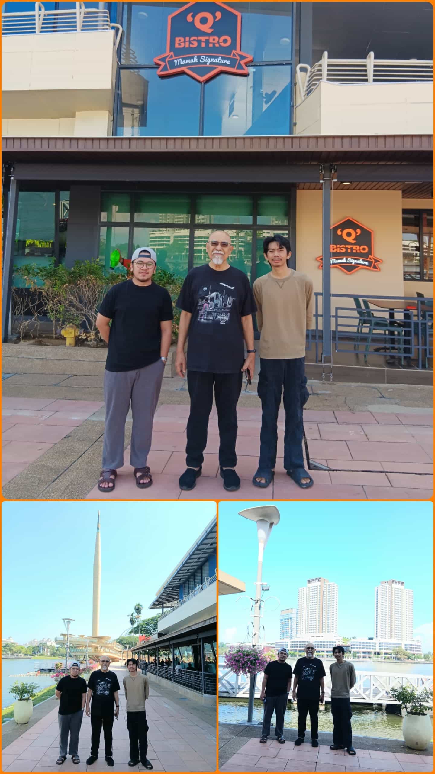 Image from: Nice location of 'Q' Bistro by Putrajaya Lake surrounded with iconic landmarks and tourists attractions     