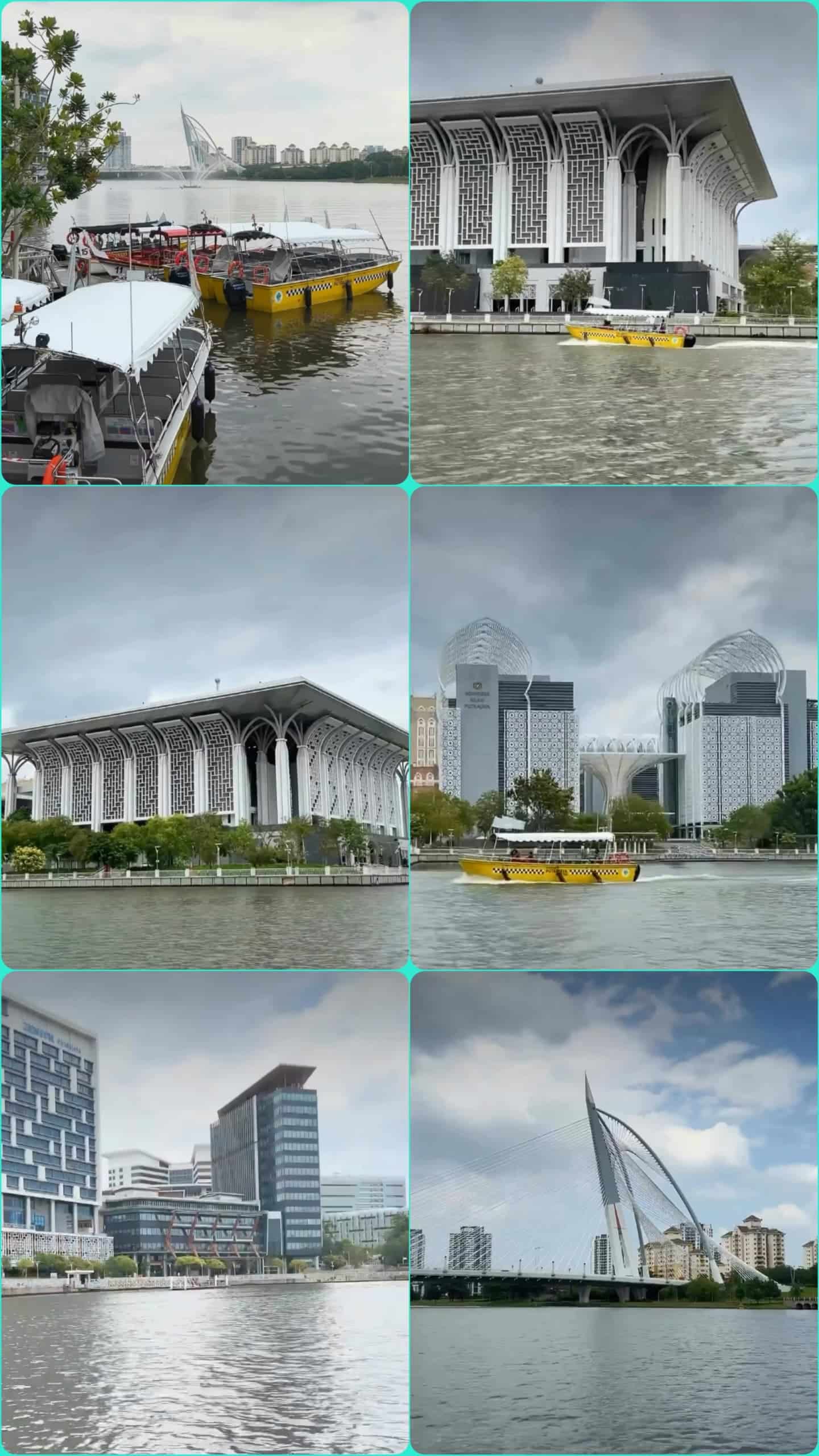Image from: #EiTahuTak | Putrajaya Water Taxi, the public transport service along Lake Putrajaya for visit to interesting landmarks
