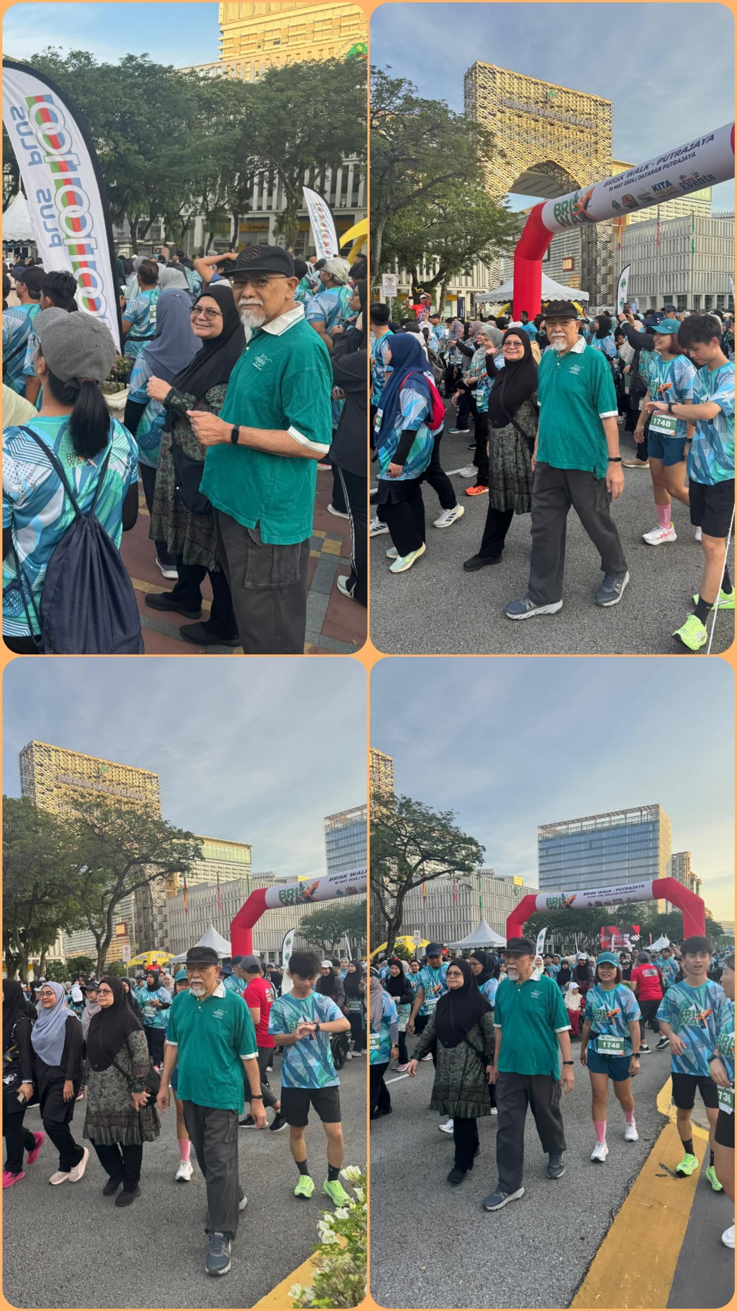 Image from: Car Free Day at the main roads in Putrajaya for Brisk Walk in conjunction with Mothers' Day & Women's Month 