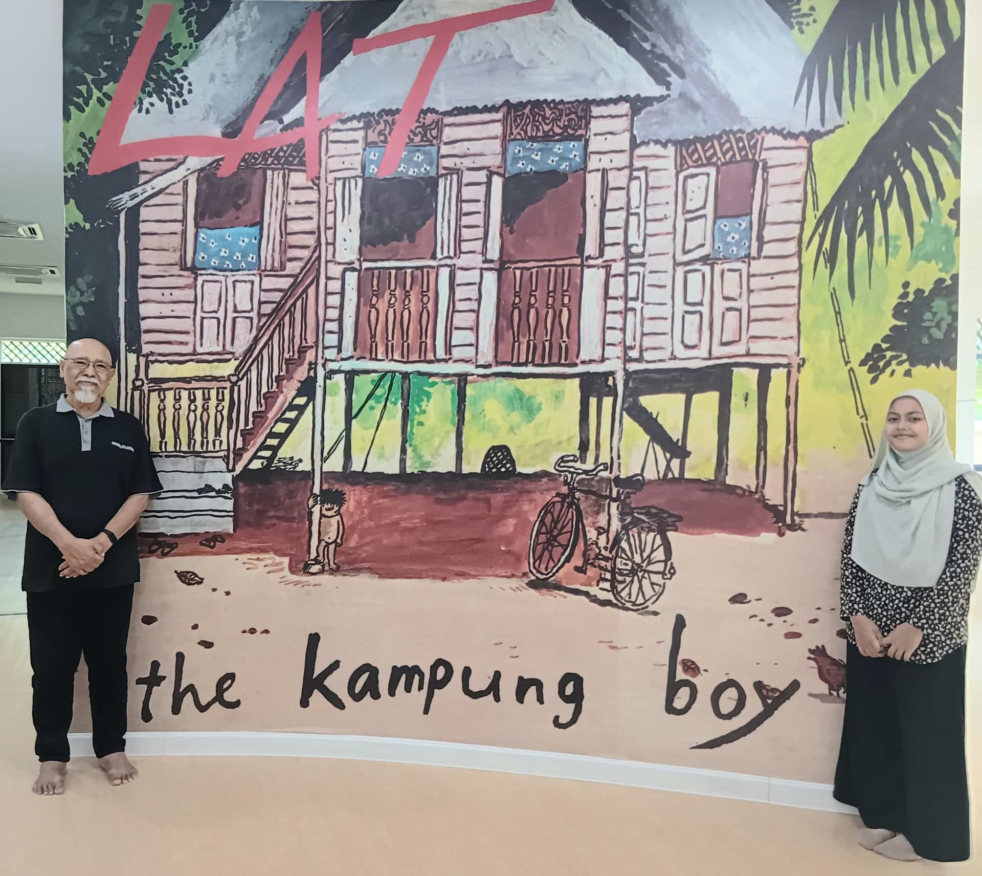 Image from: #EiTahuTak | Gallery of Malaysia's most beloved cartoonist, Dato Mohammad Nor (Lat) elevates Batu Gajah's tourism appeal