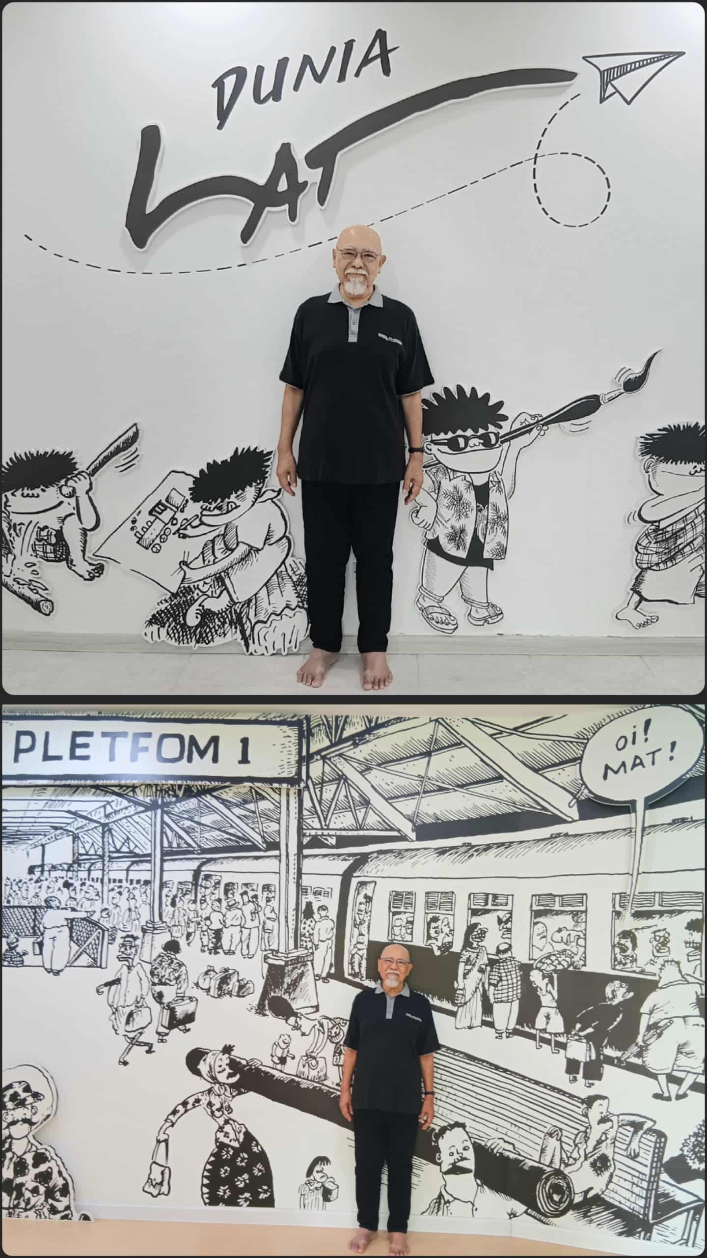Image from: #EiTahuTak | Gallery of Malaysia's most beloved cartoonist, Dato Mohammad Nor (Lat) elevates Batu Gajah's tourism appeal