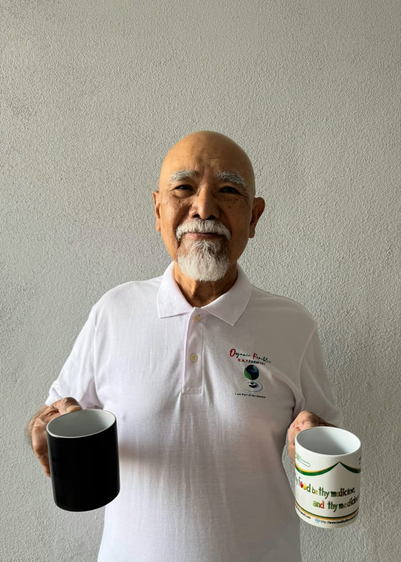 Image from: Entrepreneur Ibno Hajar Turabin (Ibs) a well known organic farming advocate & practitioner campaigning healthy lifestyle