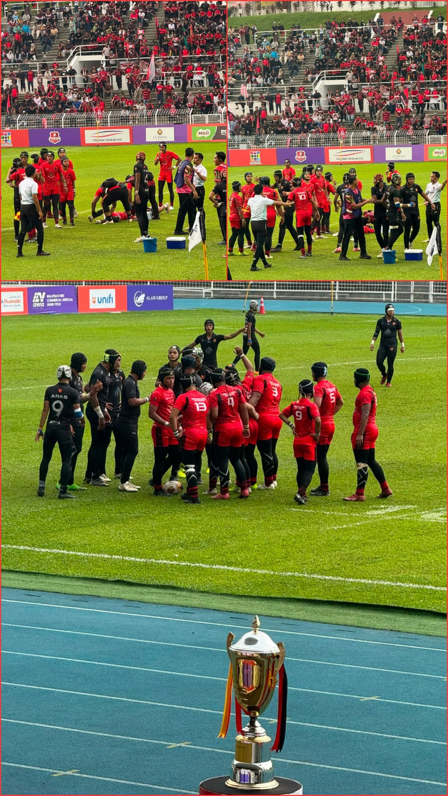 Image from: King Edward VII (KE7) lost to Akademi Ragbi Selangor (ARAS) in the Super Academy Rugby (SAR) 2026 with a score of 19-29