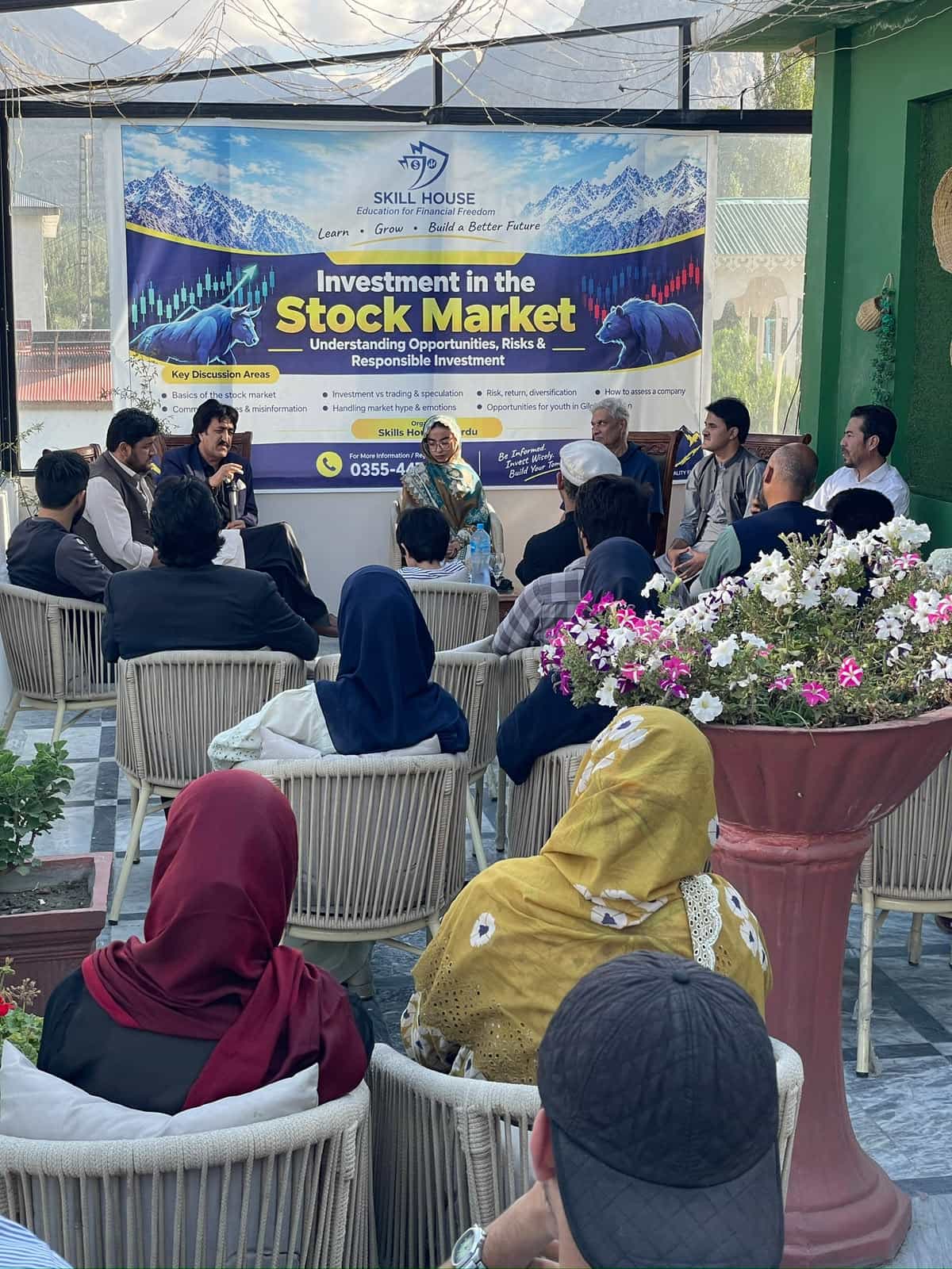 Image from: Investing in the stock market around the world means buying a small piece of ownership shares in a public traded company