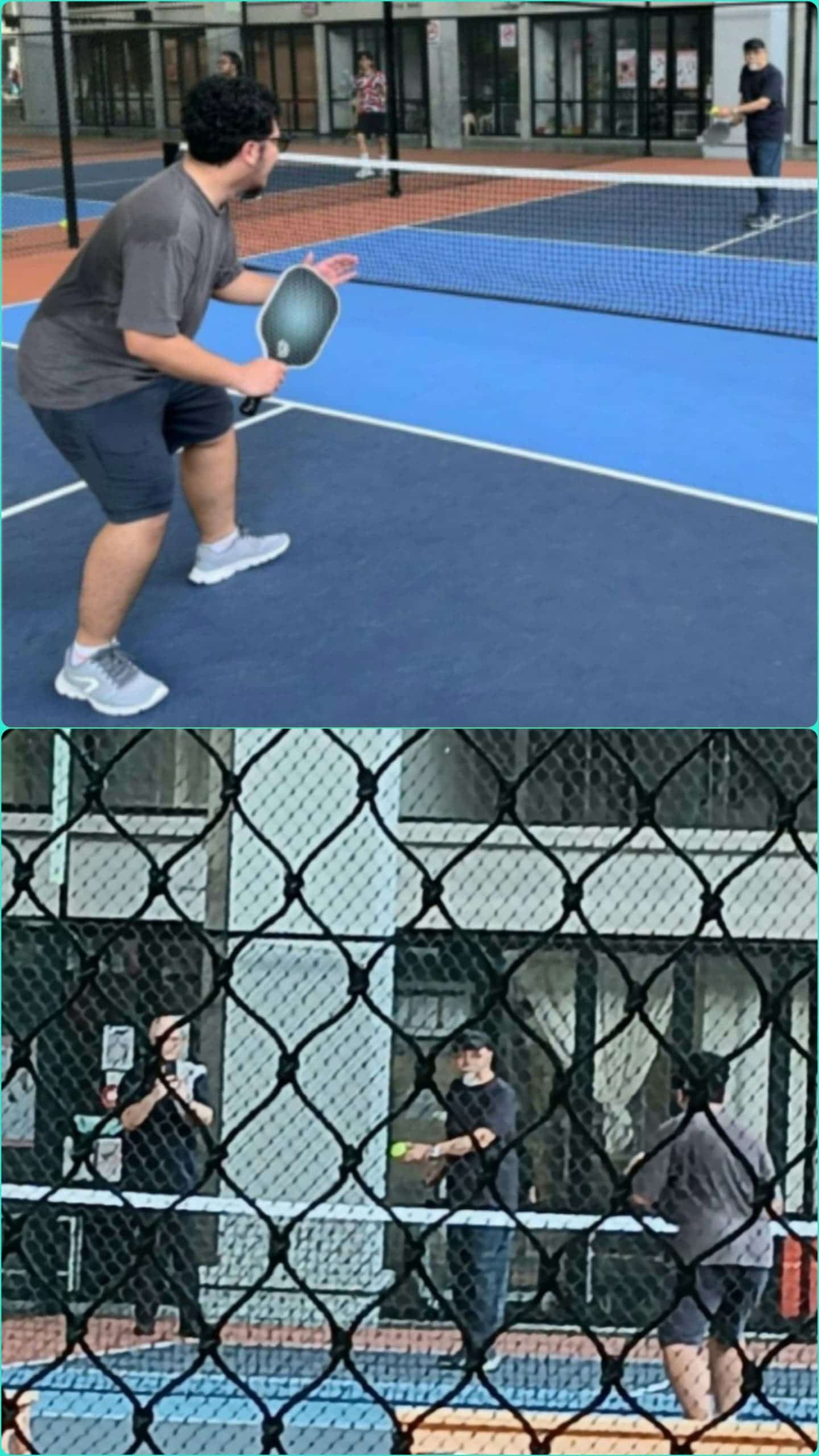 Image from: #JomFit | My children & friends enjoy playing pickleball match, they encouraged me to join for physical health benefits