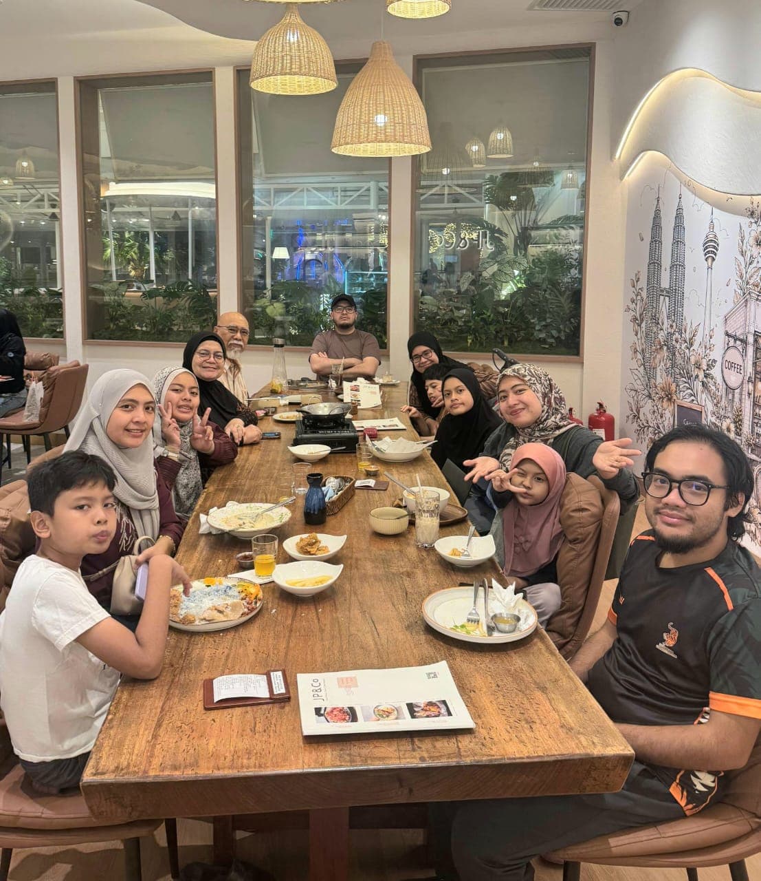 Image from: October Birthdays for our eldest son, Farouq & his wife, Nadja, and our 2 grand-daughters, Iffah Faizah & Ilfi Fatihah  