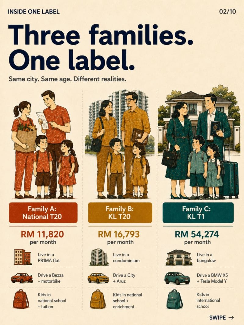 Image from: #EiTahuTak | Should T20 lose subsidies? B40, M40 & T20 are too broad to reflect real household finances!