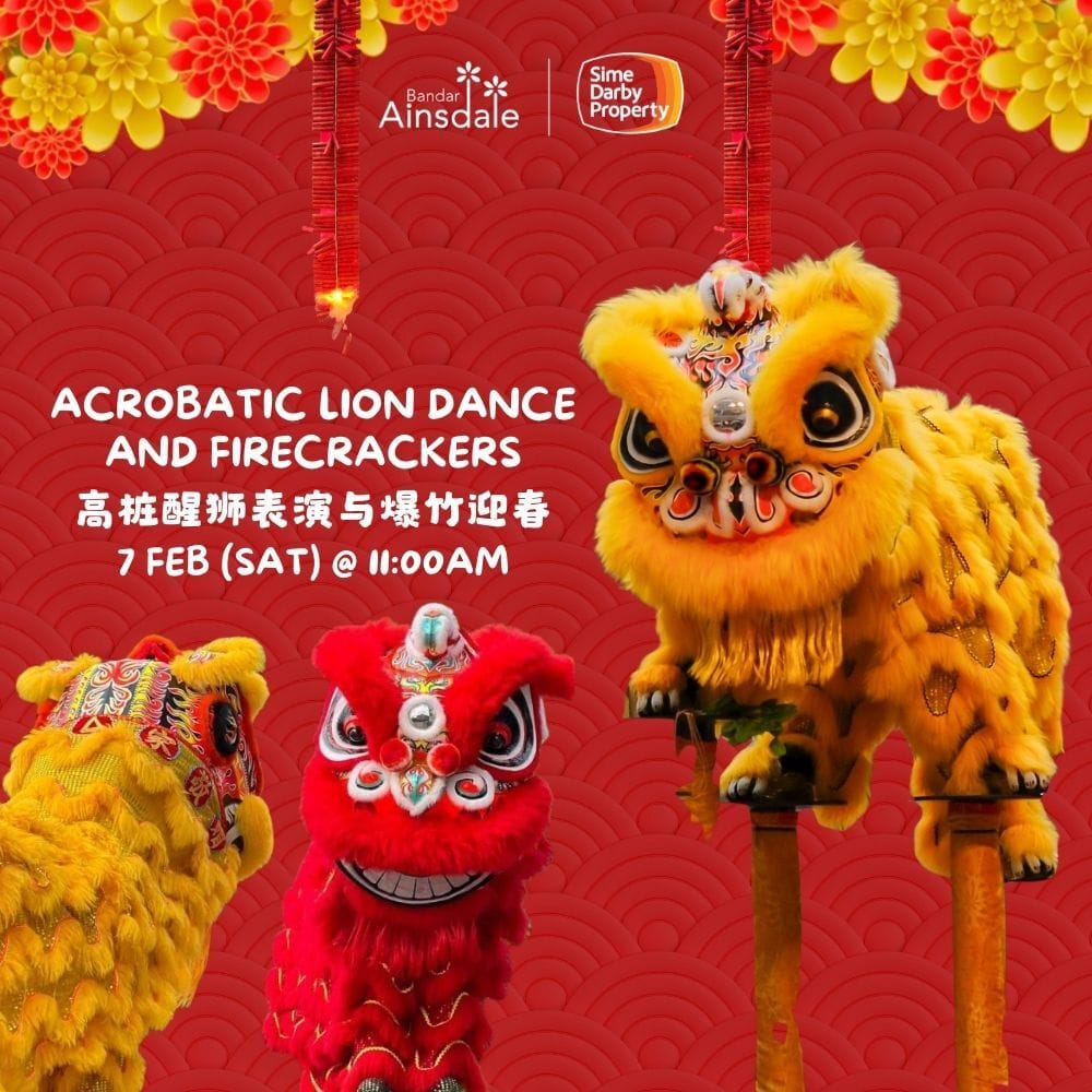 Image from: Huat Together in Joy @ Bandar Ainsdale (7-8 Feb): 2-Day CNY Bazaar, Acrobatic Lion Dance & Fok Lok Sau Mascots and More!