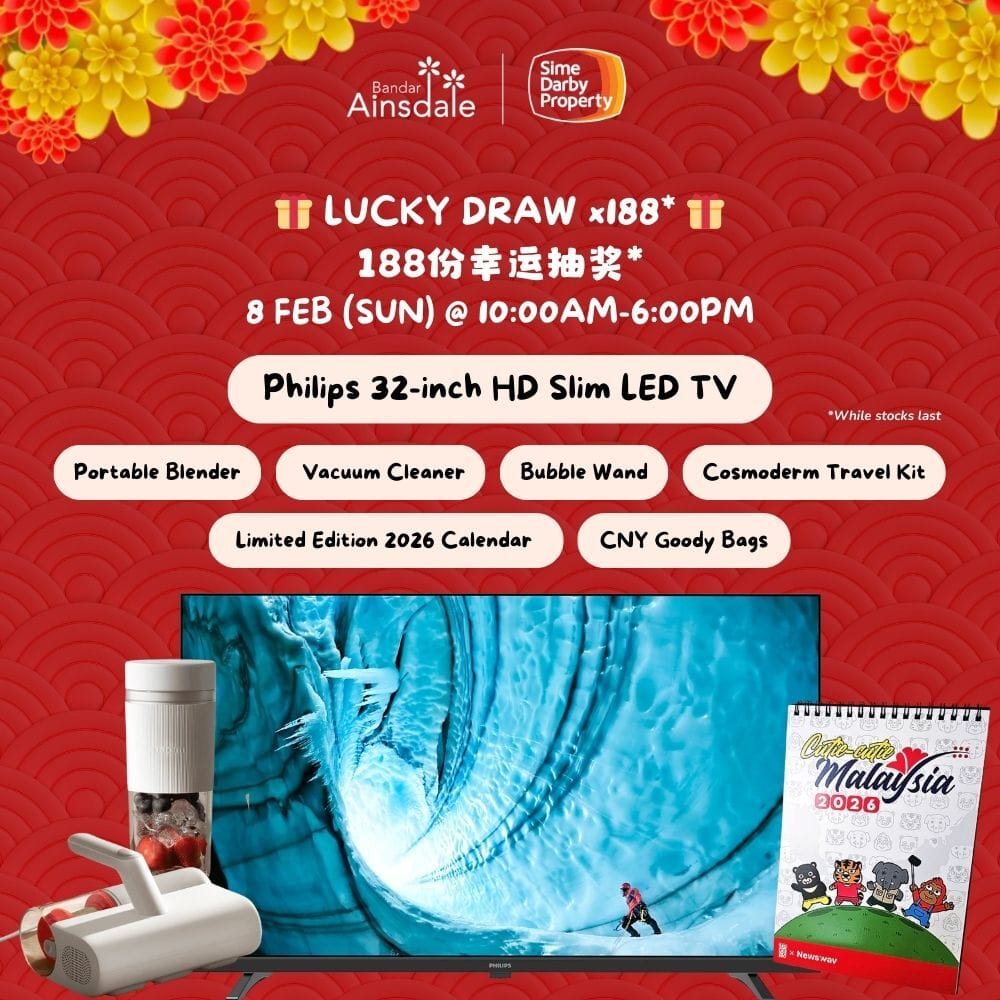 Image from: Huat Together in Joy @ Bandar Ainsdale (7-8 Feb): 2-Day CNY Bazaar, Acrobatic Lion Dance & Fok Lok Sau Mascots and More!