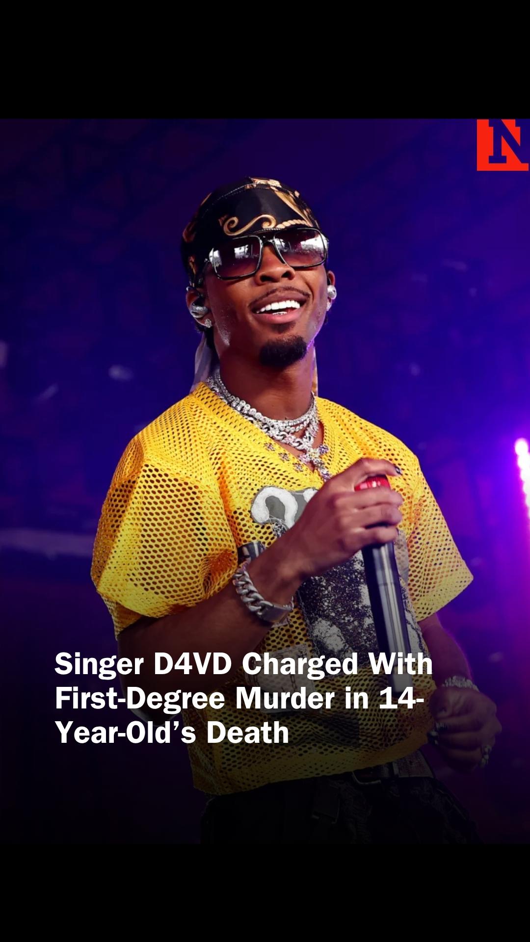 Singer D4VD has been charged with first-degree murder in the death of ...