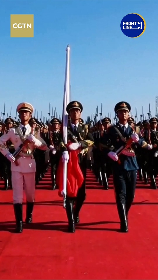 National flag guards gear up for China's V-Day military parade