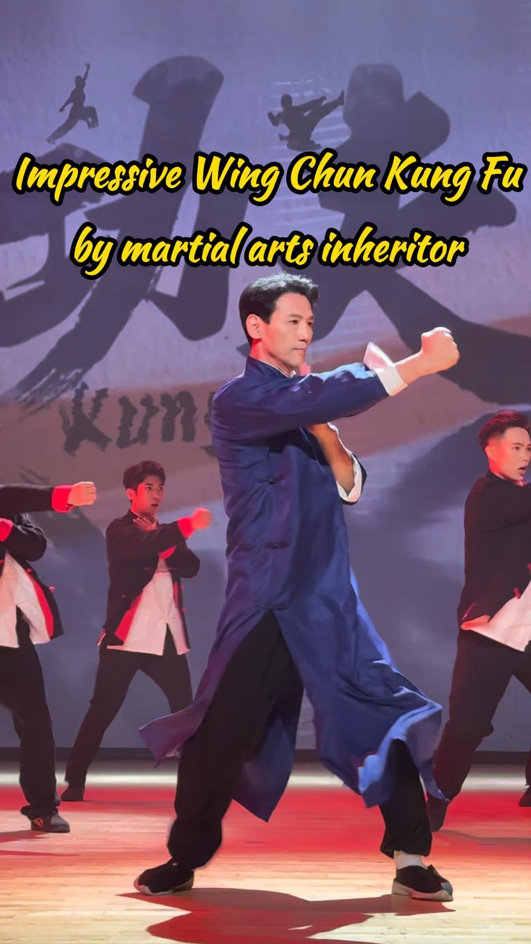 Impressive Wing Chun Kung Fu by martial arts inheritor