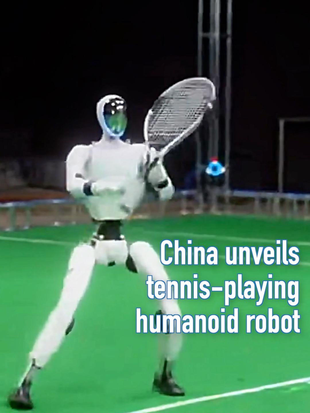 China unveils tennis-playing humanoid robot - Newswav