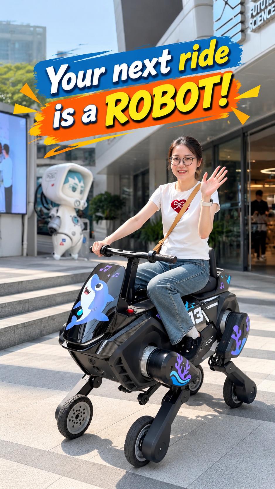 Would you ride a robot to work? - Newswav
