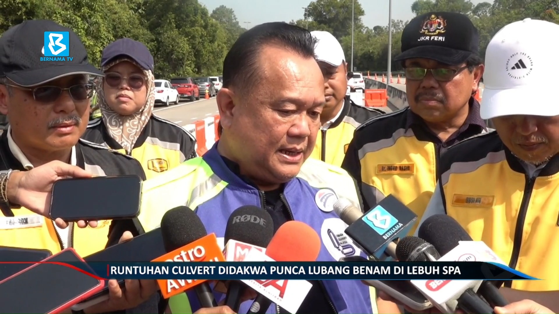 Runtuhan culvert didakwa punca lubang benam di Lebuh SPA