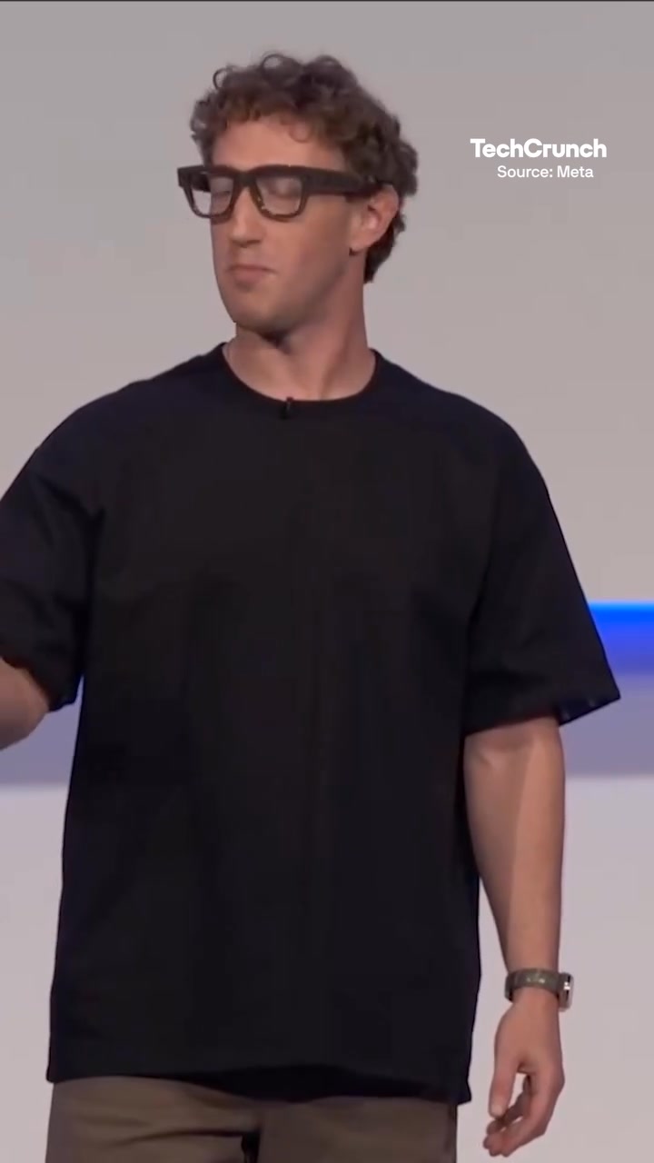 Watch Mark Zuckerberg reveal the Meta Ray-Ban Display, which feature a ...