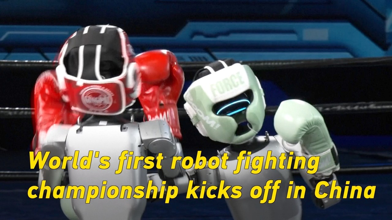 World's first robot combat championship kicks off in China