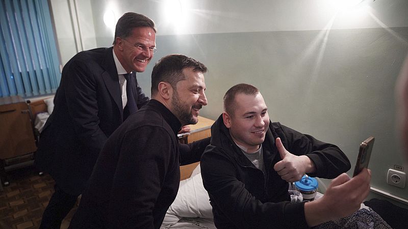 NATO chief Mark Rutte reaffirms support for Ukraine during surprise ...